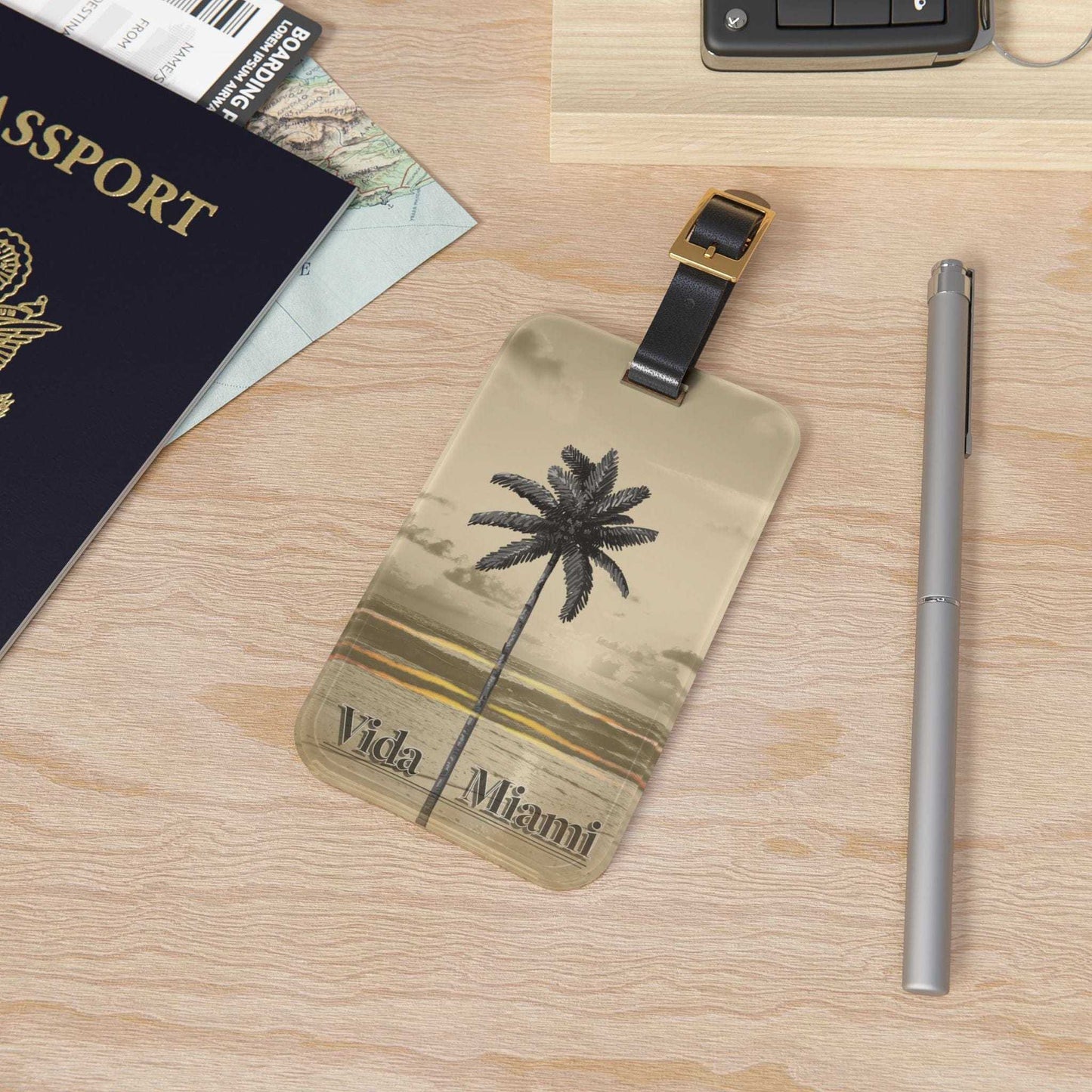 Tropical Luggage Tag