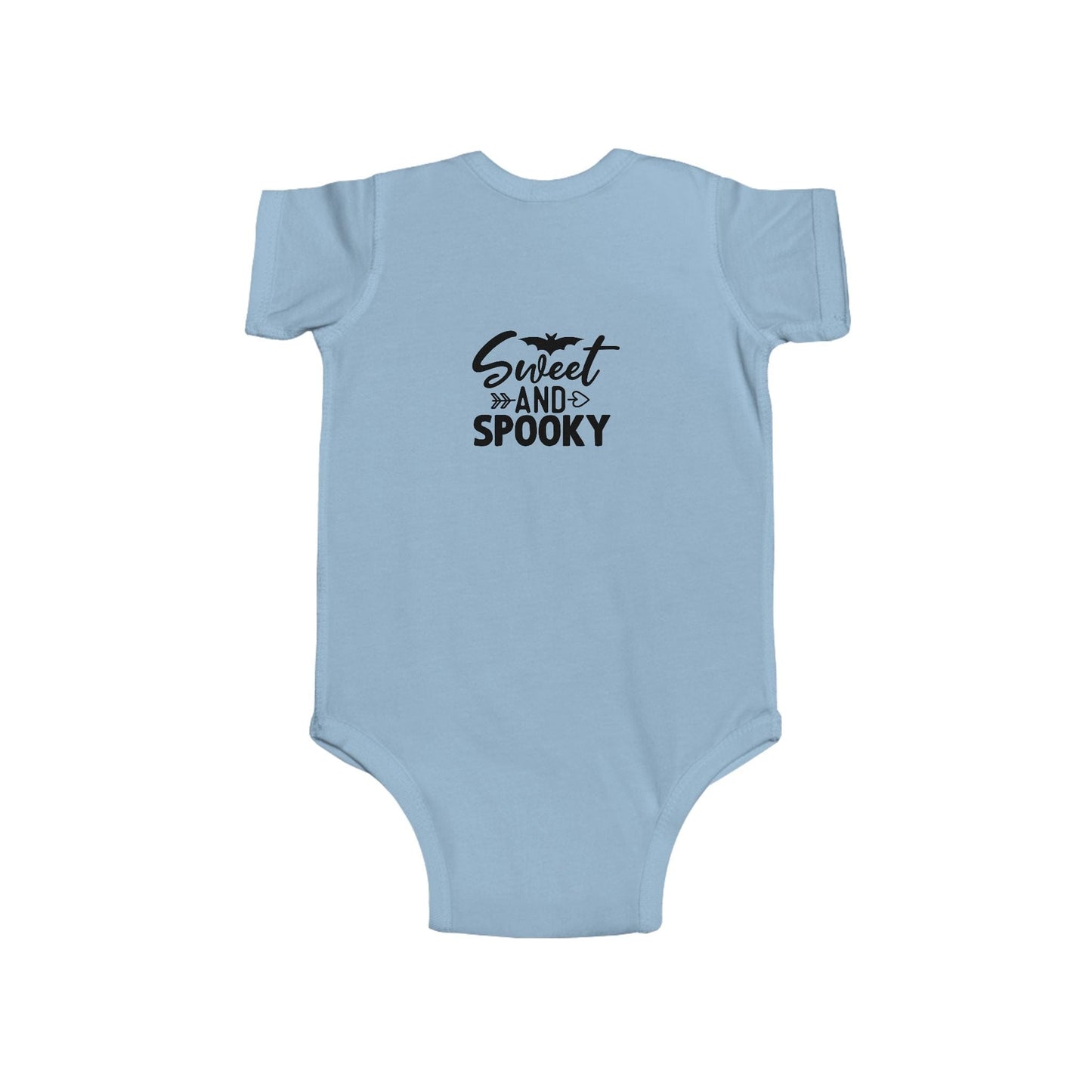 Baby Bodysuit Boy's 1st Blue Halloween Unique Font Design for Boys