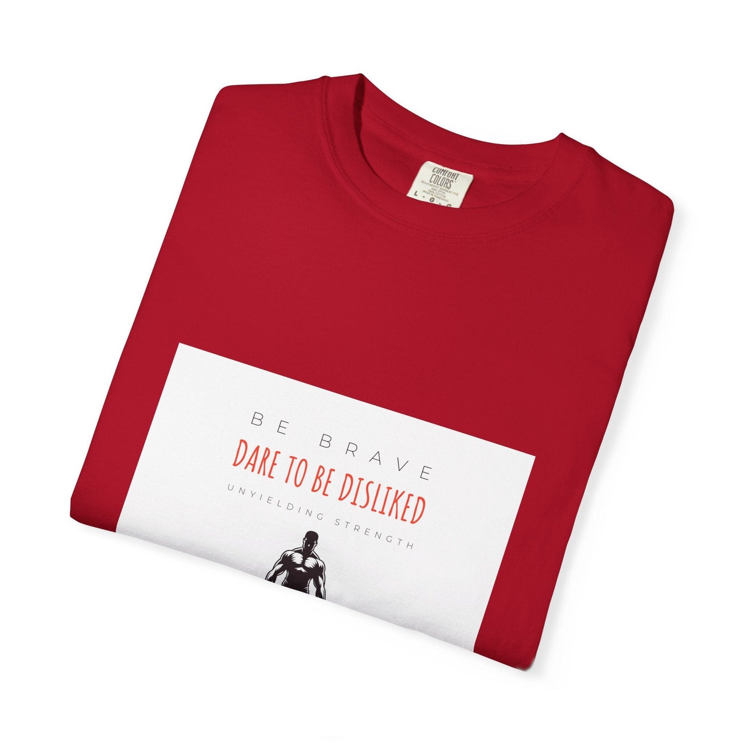 Graphic Tee - 'DARE TO BE DISLIKED' Bodybuilder Weightlifting Design