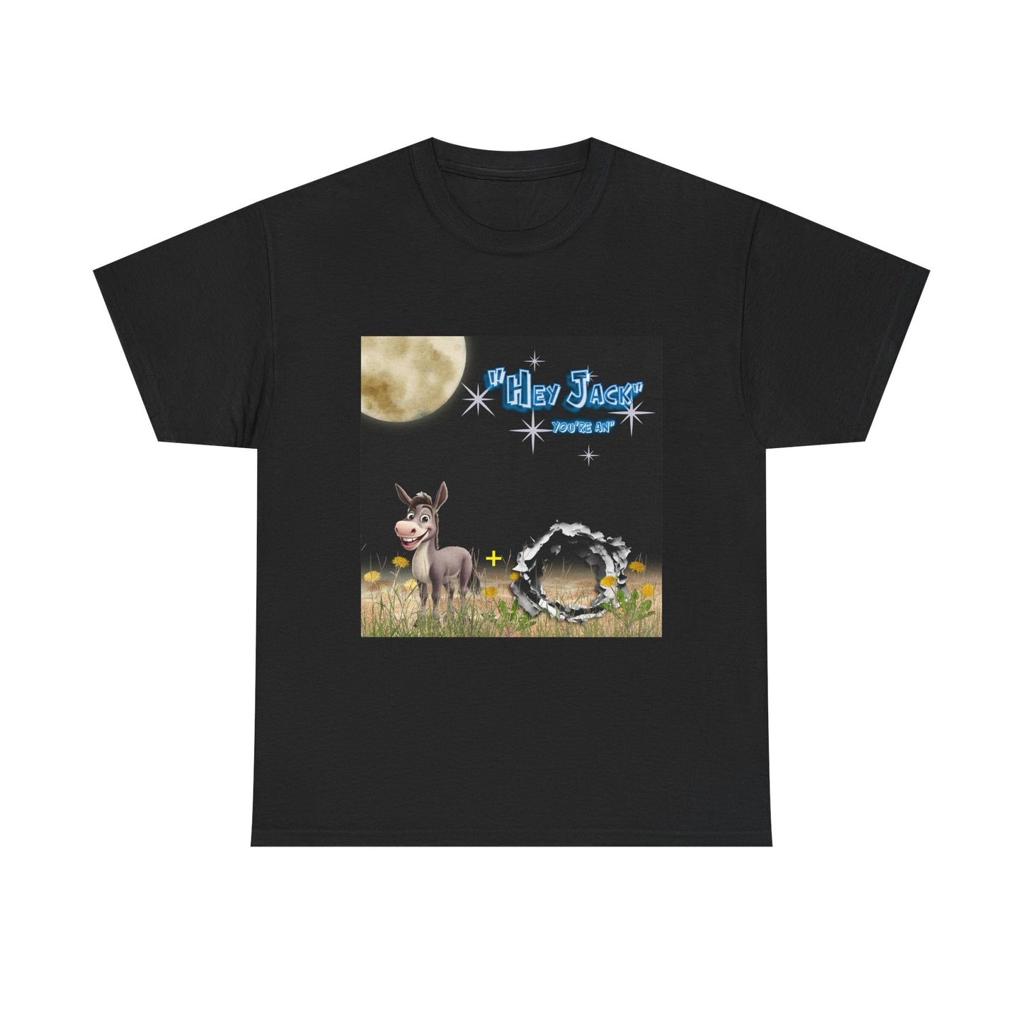 Whimsical Donkey Graphic Tee, Playful Unisex T-Shirt, Fun Casual Wear, Perfect Gift for Animal Lovers, Unique Birthday or Holiday Gift