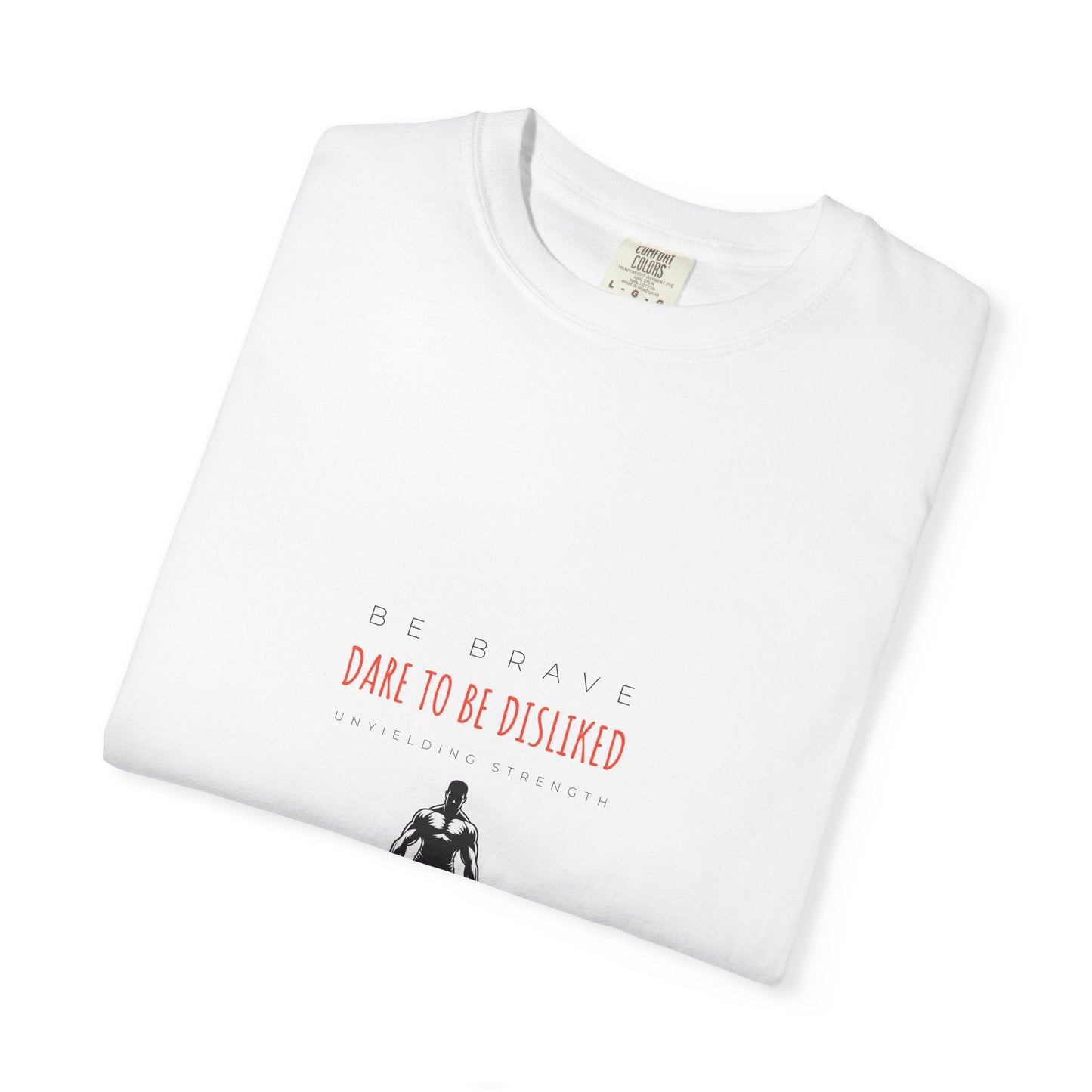 Graphic Tee - 'DARE TO BE DISLIKED' Bodybuilder Weightlifting Design