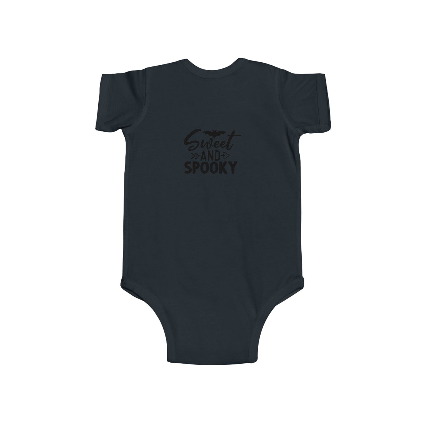 Baby Bodysuit Boy's 1st Blue Halloween Unique Font Design for Boys
