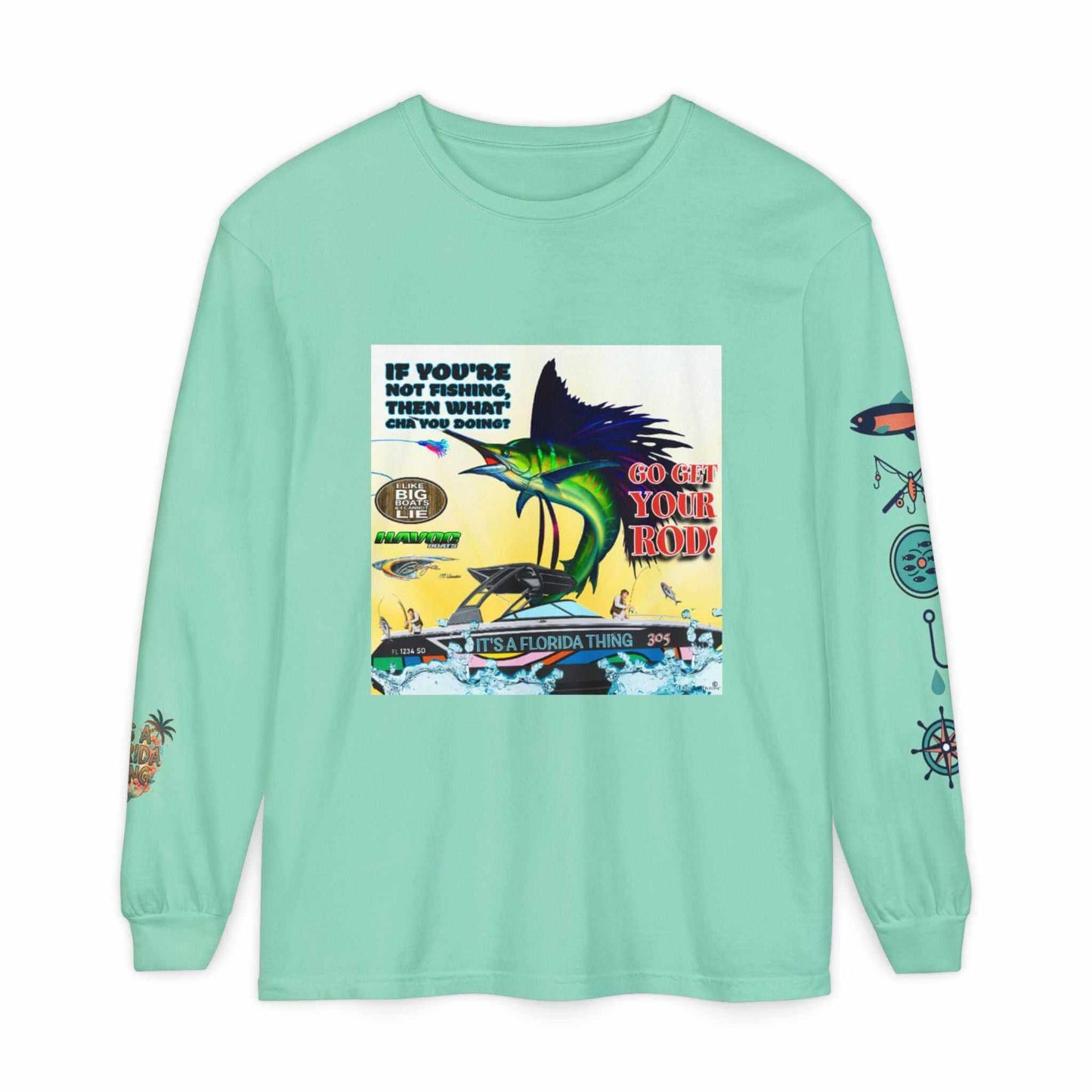 Florida Thing Long Sleeve T-Shirt with vintage soft cotton for anglers