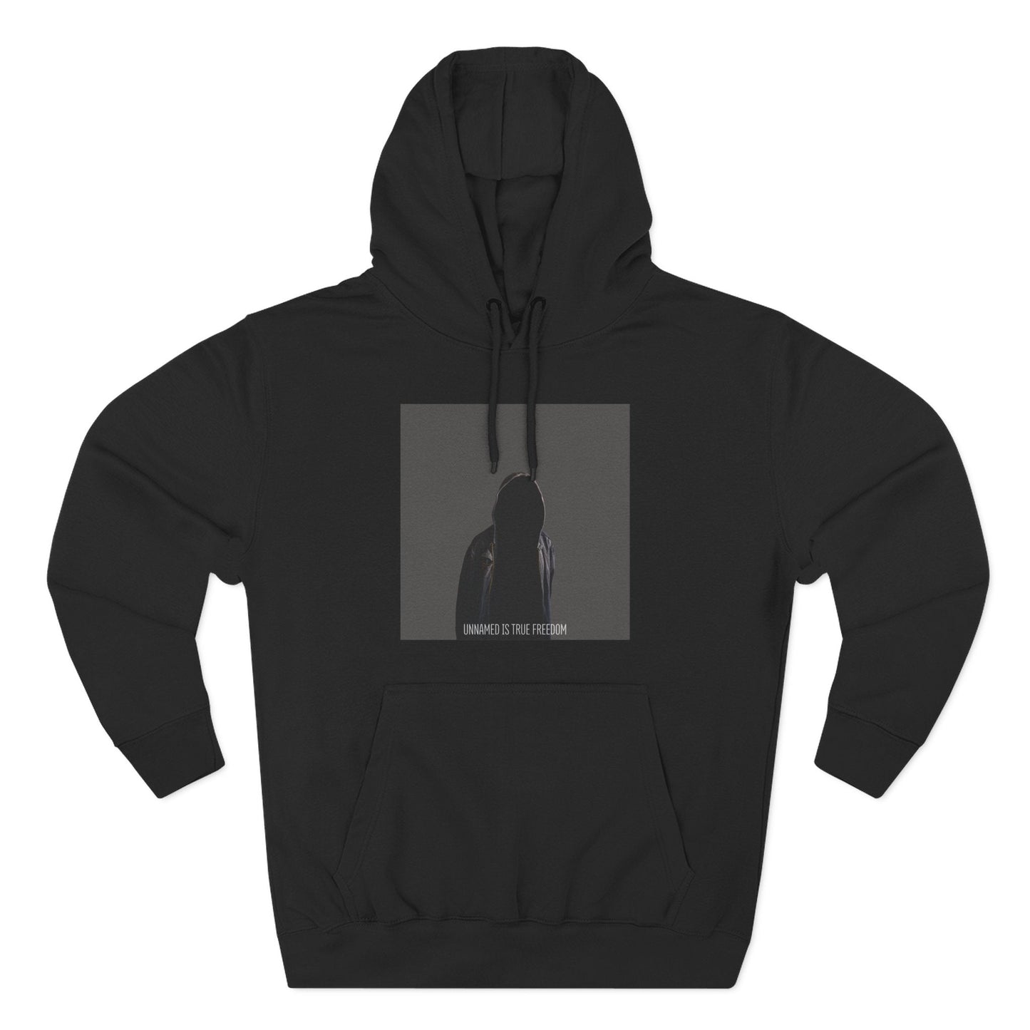 Fleece Hoodie 'UNNAMED' Is True Freedom Logo Metaphor