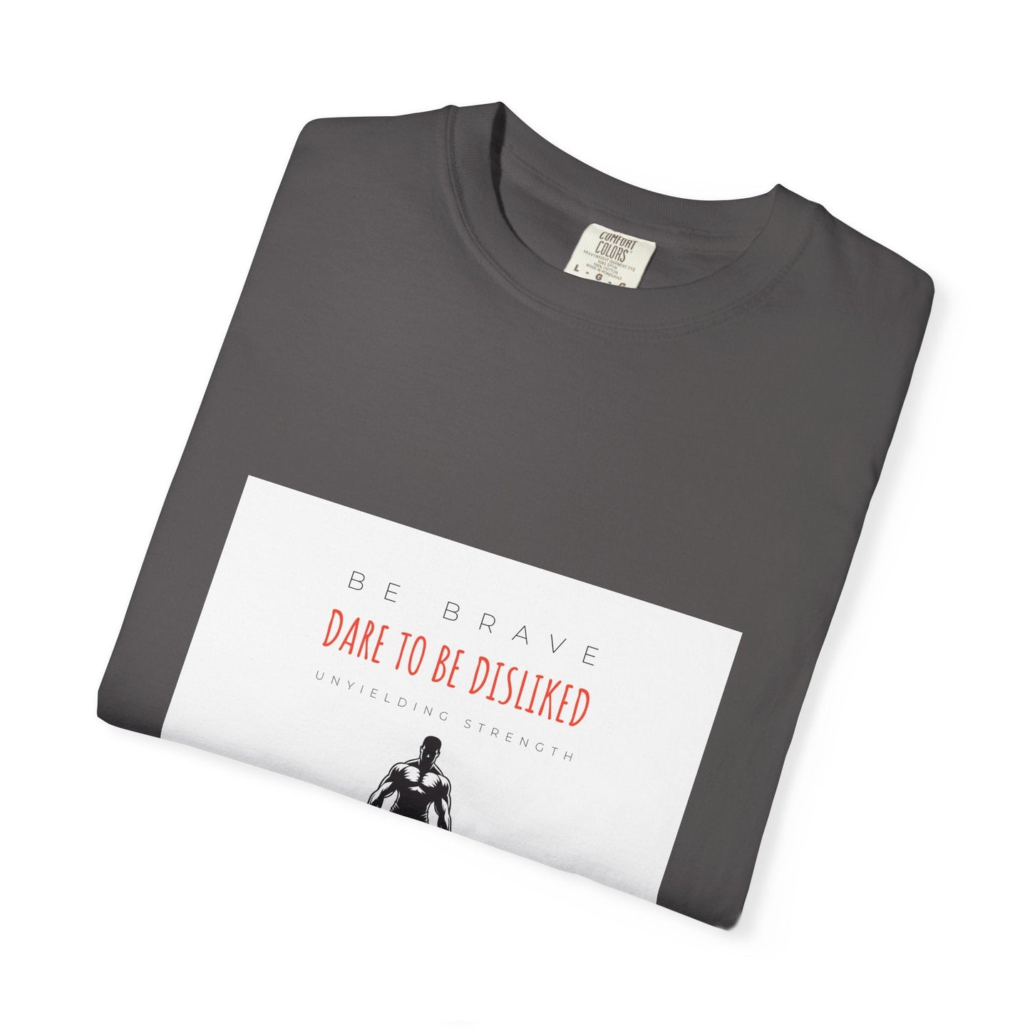 Graphic Tee - 'DARE TO BE DISLIKED' Bodybuilder Weightlifting Design
