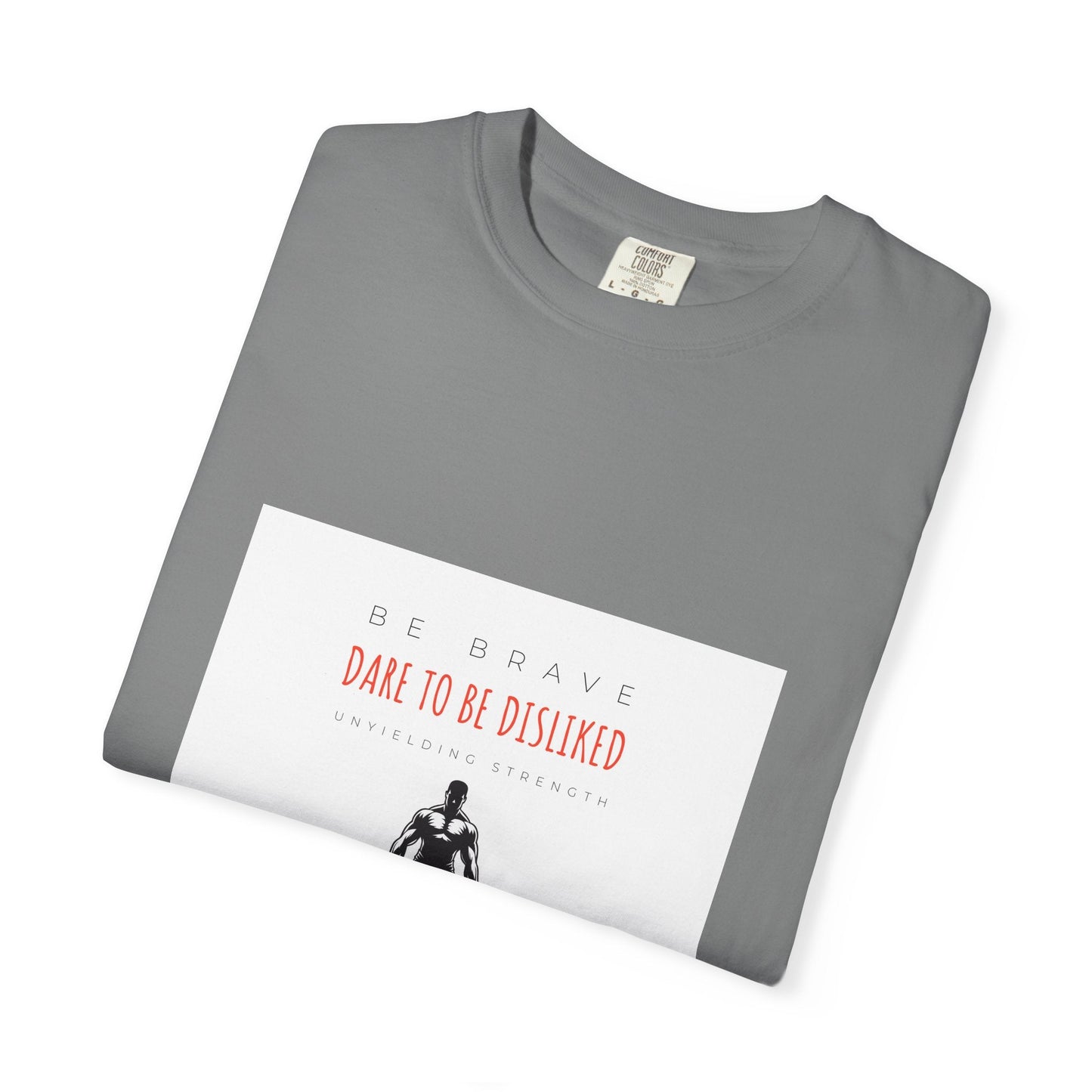 Graphic Tee - 'DARE TO BE DISLIKED' Bodybuilder Weightlifting Design