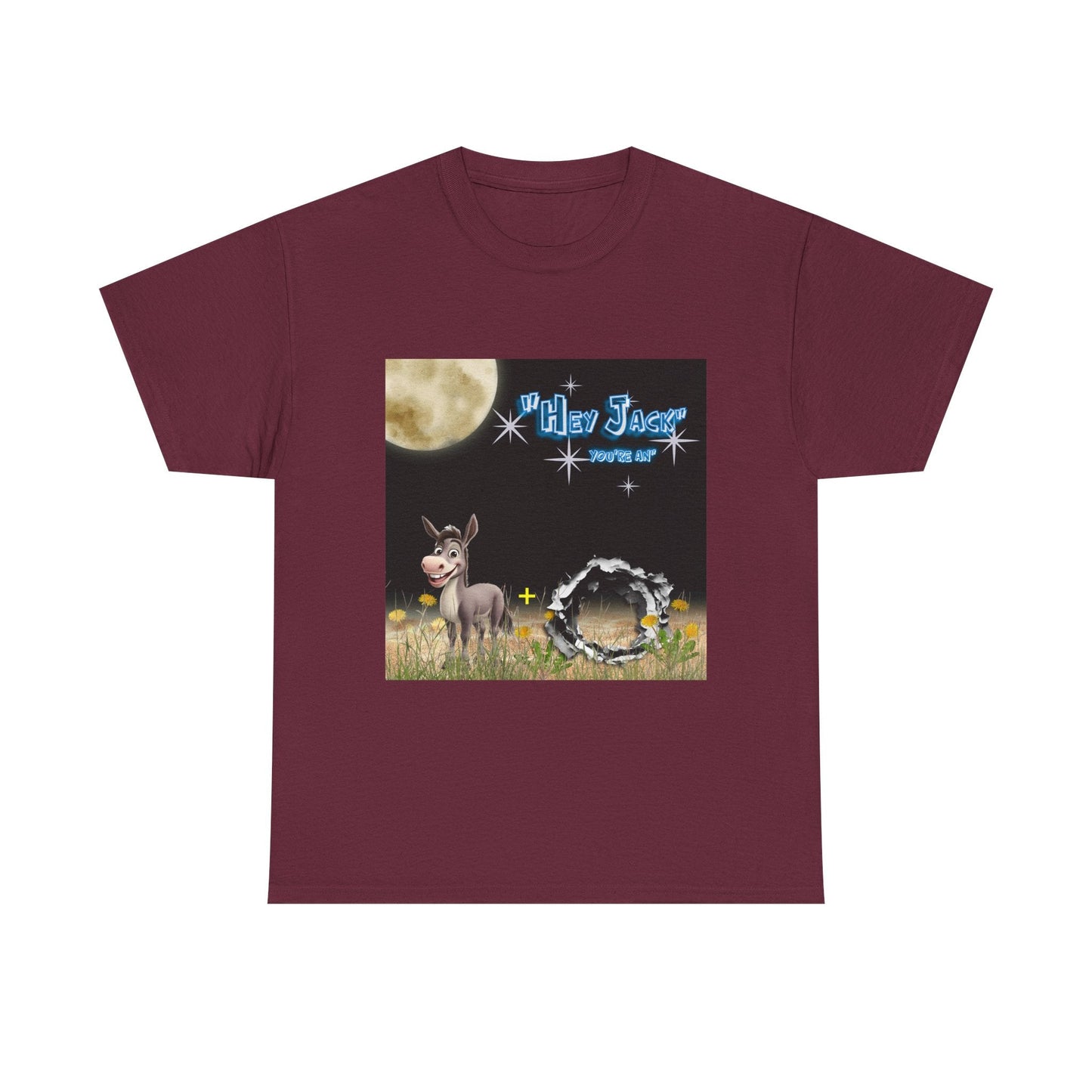 Whimsical Donkey Graphic Tee, Playful Unisex T-Shirt, Fun Casual Wear, Perfect Gift for Animal Lovers, Unique Birthday or Holiday Gift