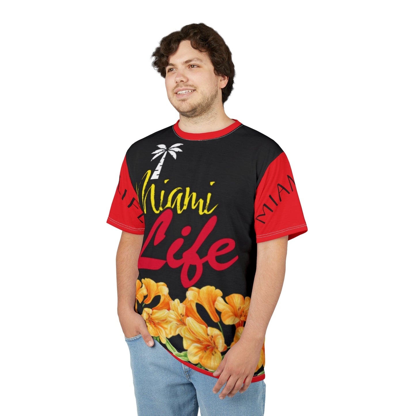 Miami Life logo black t-shirt