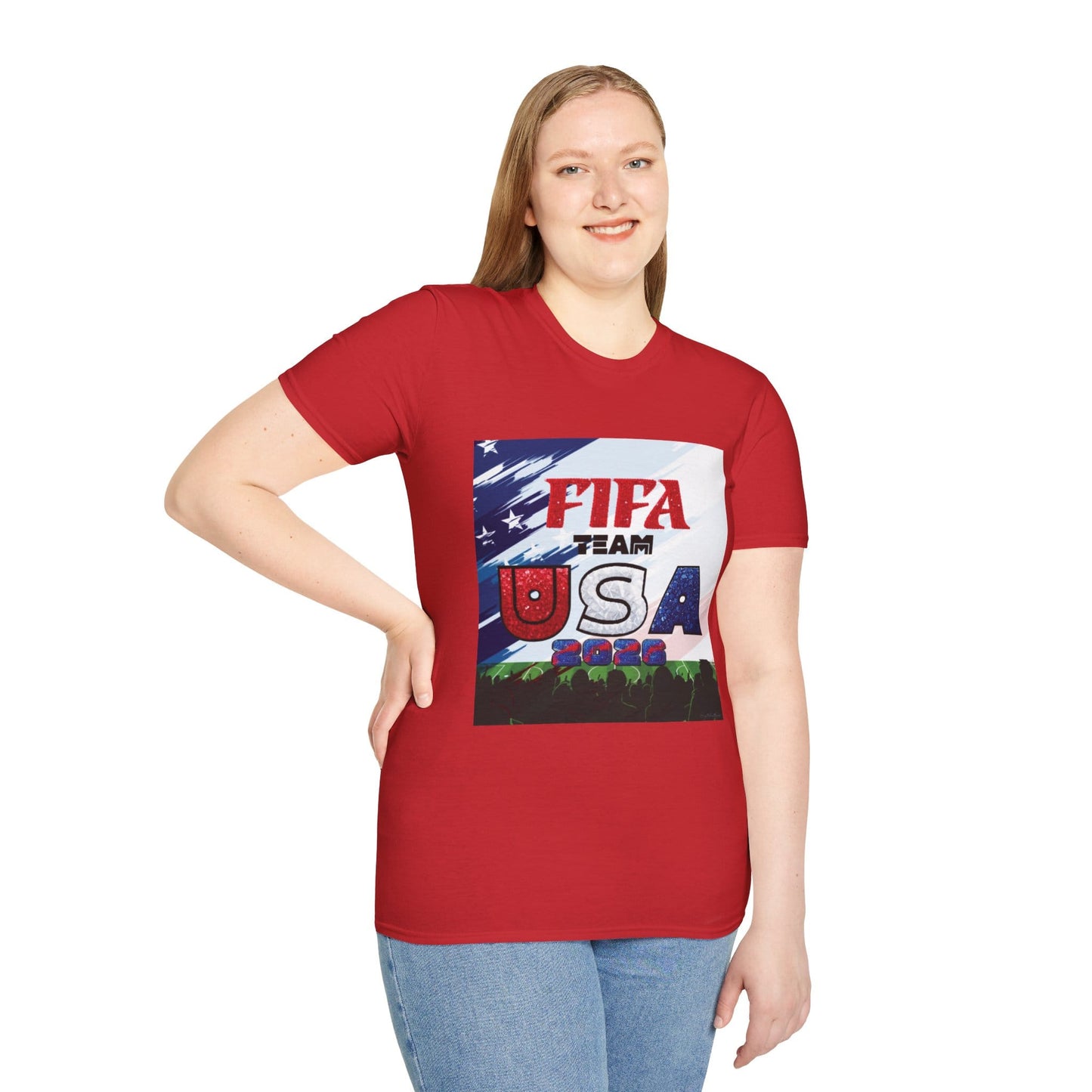 FIFA Team USA T-Shirt — Patriotic Soccer Fan Tee