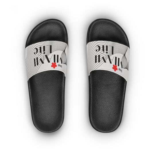 Chic Women's Slide "Vintage Miami Life"Sandals,