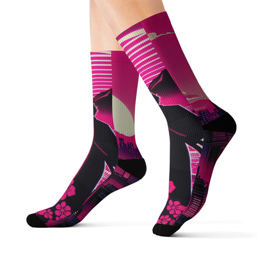Vibrant Graphic Socks - Funky Colorful Fashion Socks, Unique Gift for Artists, Streetwear Accessory, Fun Everyday Wear, Trendy Sock [...]