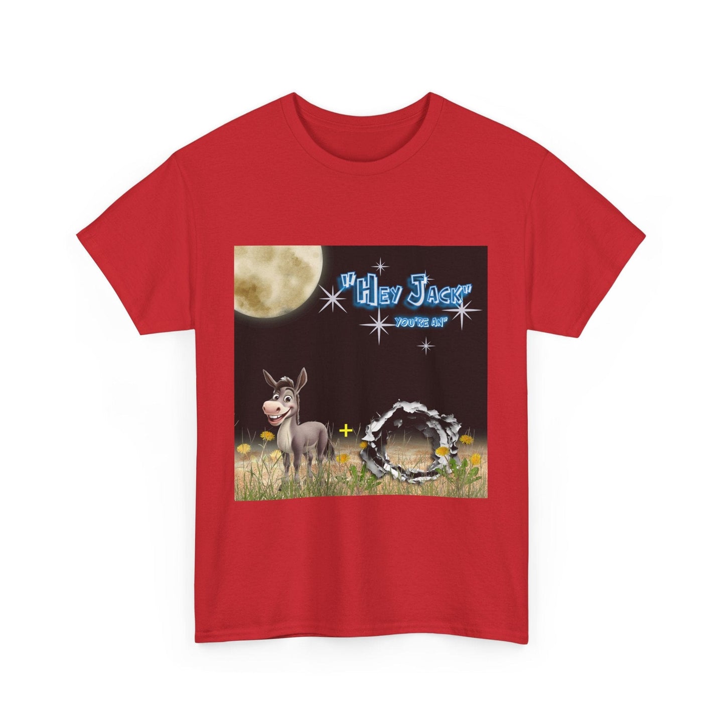 Whimsical Donkey Graphic Tee, Playful Unisex T-Shirt, Fun Casual Wear, Perfect Gift for Animal Lovers, Unique Birthday or Holiday Gift