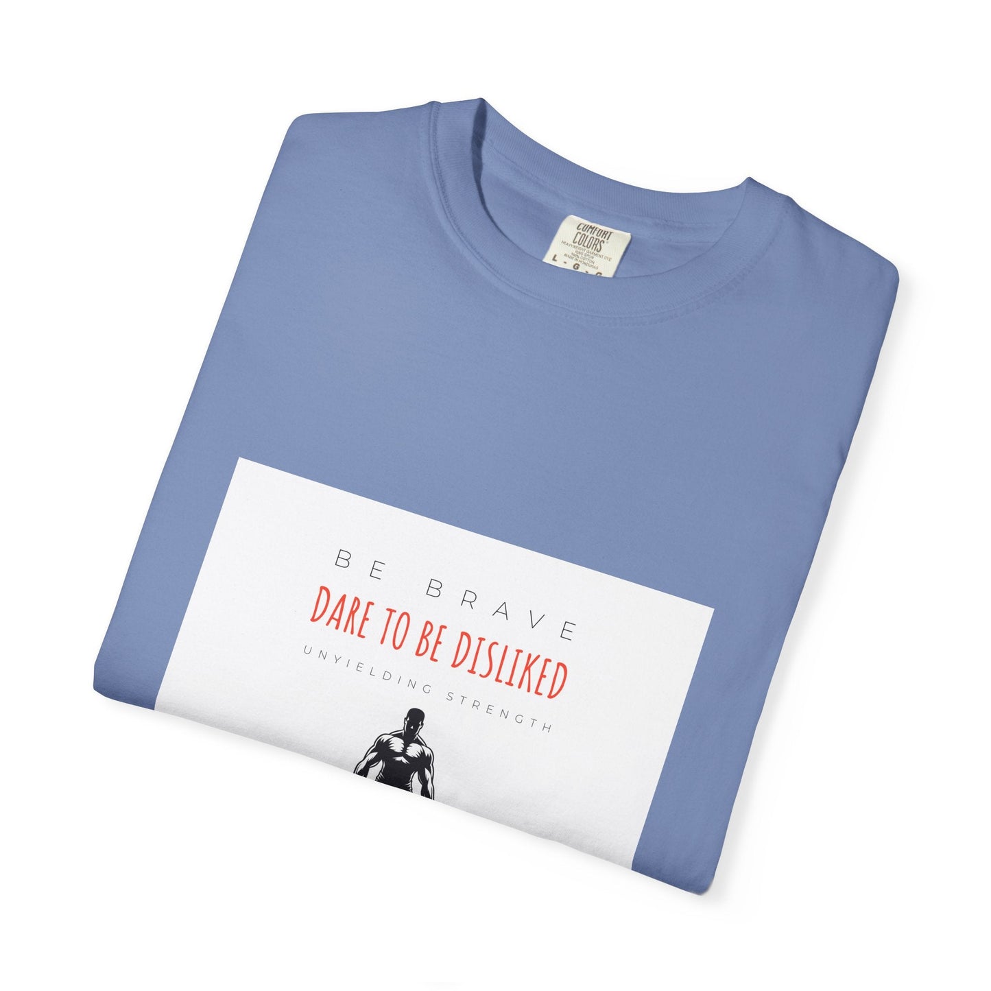 Graphic Tee - 'DARE TO BE DISLIKED' Bodybuilder Weightlifting Design