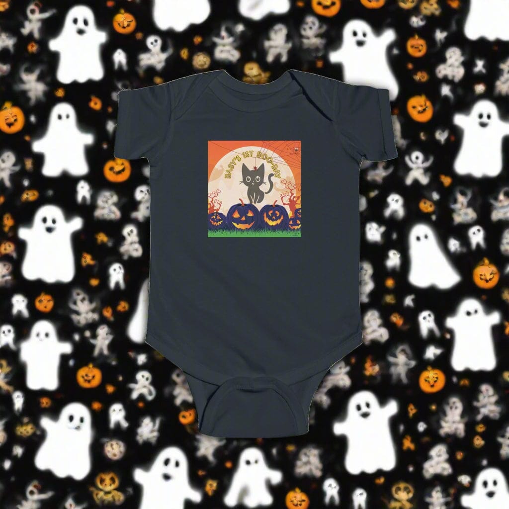 Halloween Cat Baby Bodysuit, Infant Costume, Cute Halloween Outfit, Toddler Apparel, Fall Baby Clothes, Trick or Treat Bodysuit